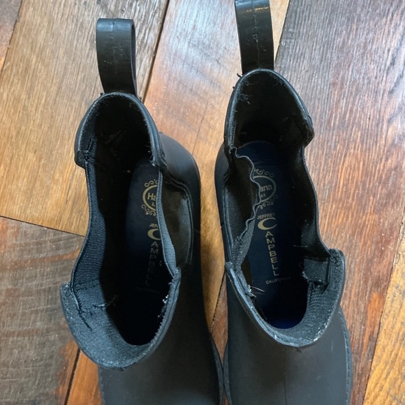 Jeffrey Campbell Havana Last Black Chelsea Rain Boots Women’s Size 11 - Picture 4 of 9